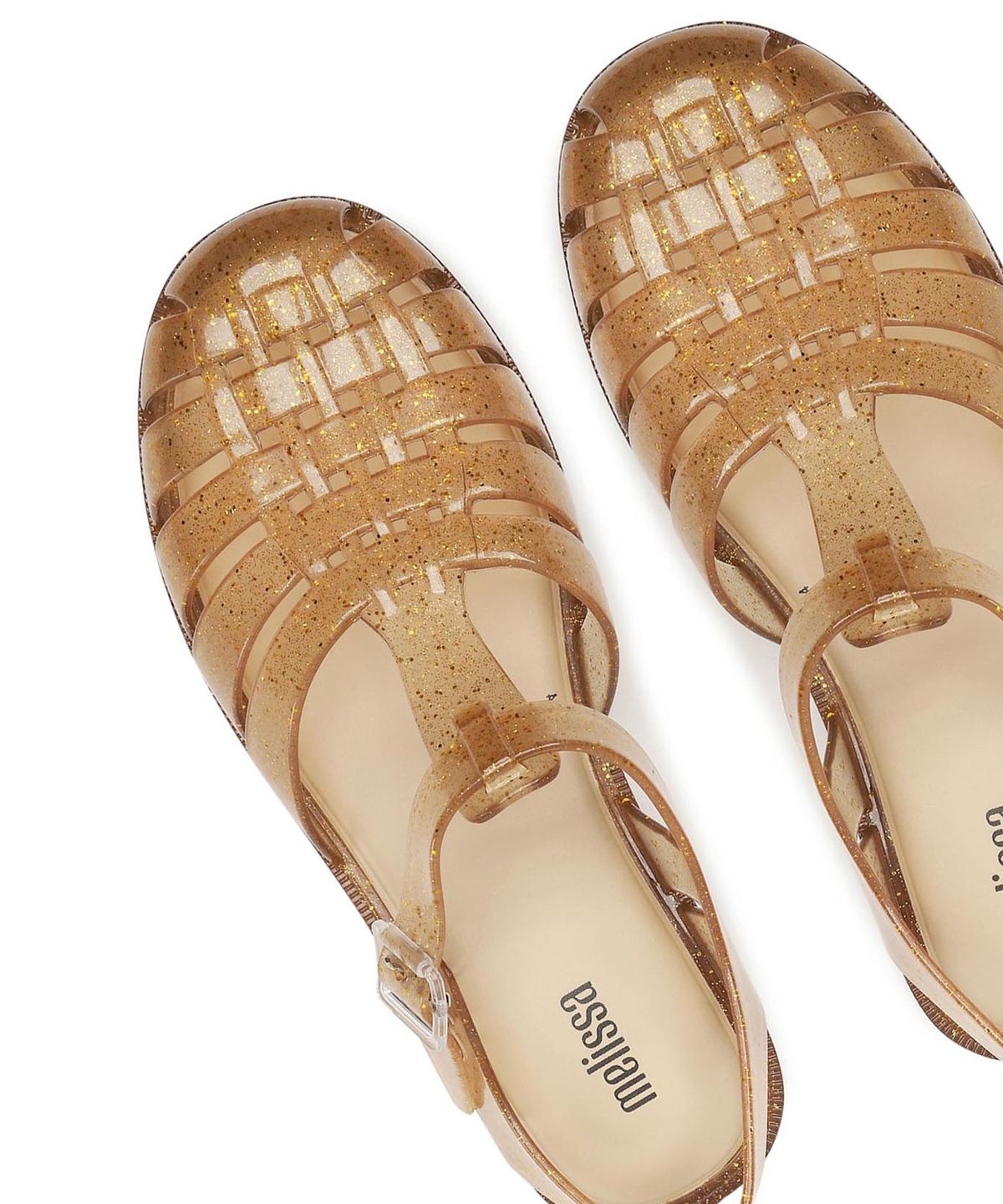멜리사(MELISSA) 포제션 샤이니 샌들 Glitter Beige