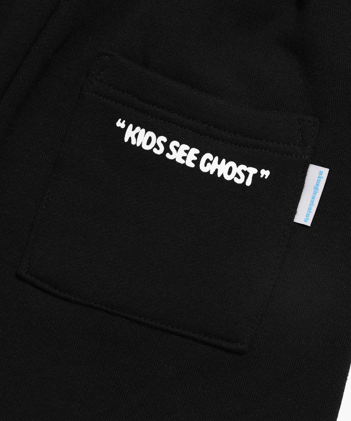 나이스고스트클럽 키즈(NICE GHOST CLUB KIDS) 키즈 오리지널 로고 스웻 숏 팬츠_블랙(NG2DMCPA63A)