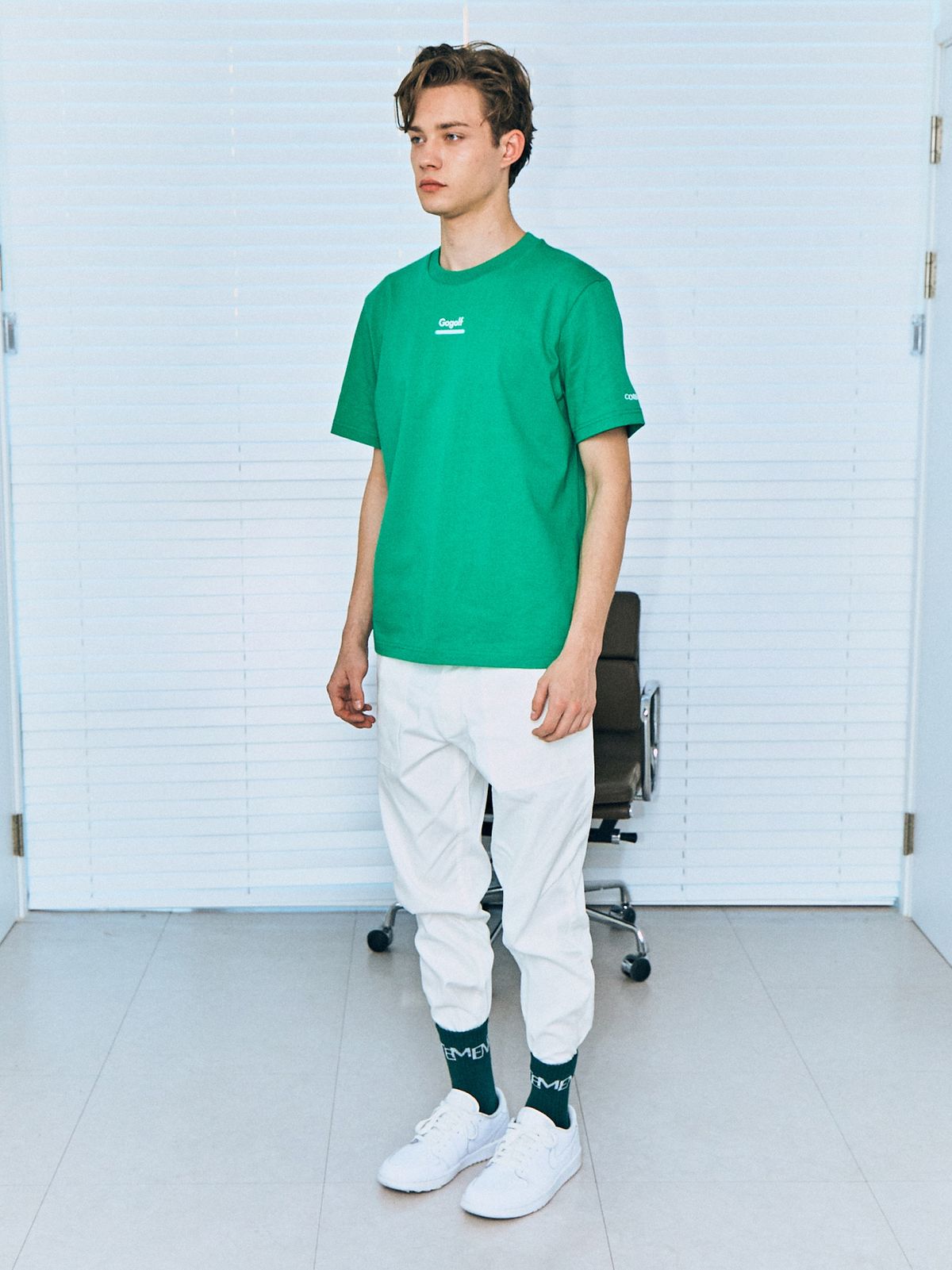 컨티먼트(CONTEMENT) ‘Gogolf  I’m Feeling Lucky’ CREW NECK TEE
