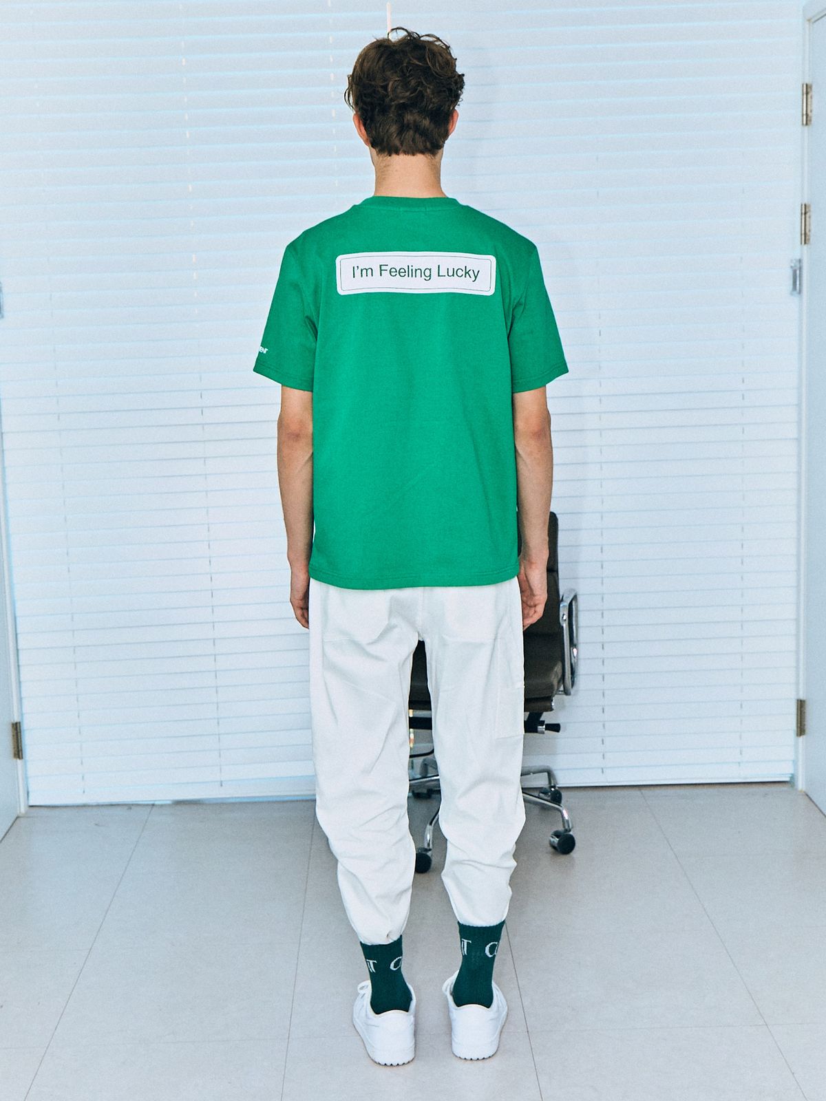컨티먼트(CONTEMENT) ‘Gogolf  I’m Feeling Lucky’ CREW NECK TEE