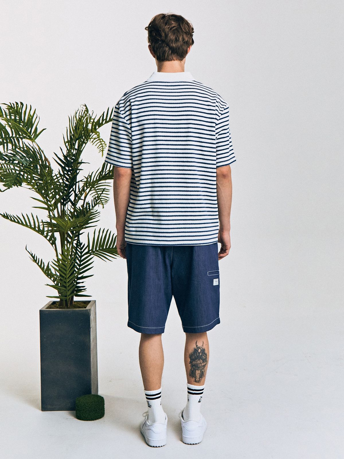 컨티먼트(CONTEMENT) RETRO STRIPE POLO T-SHIRT