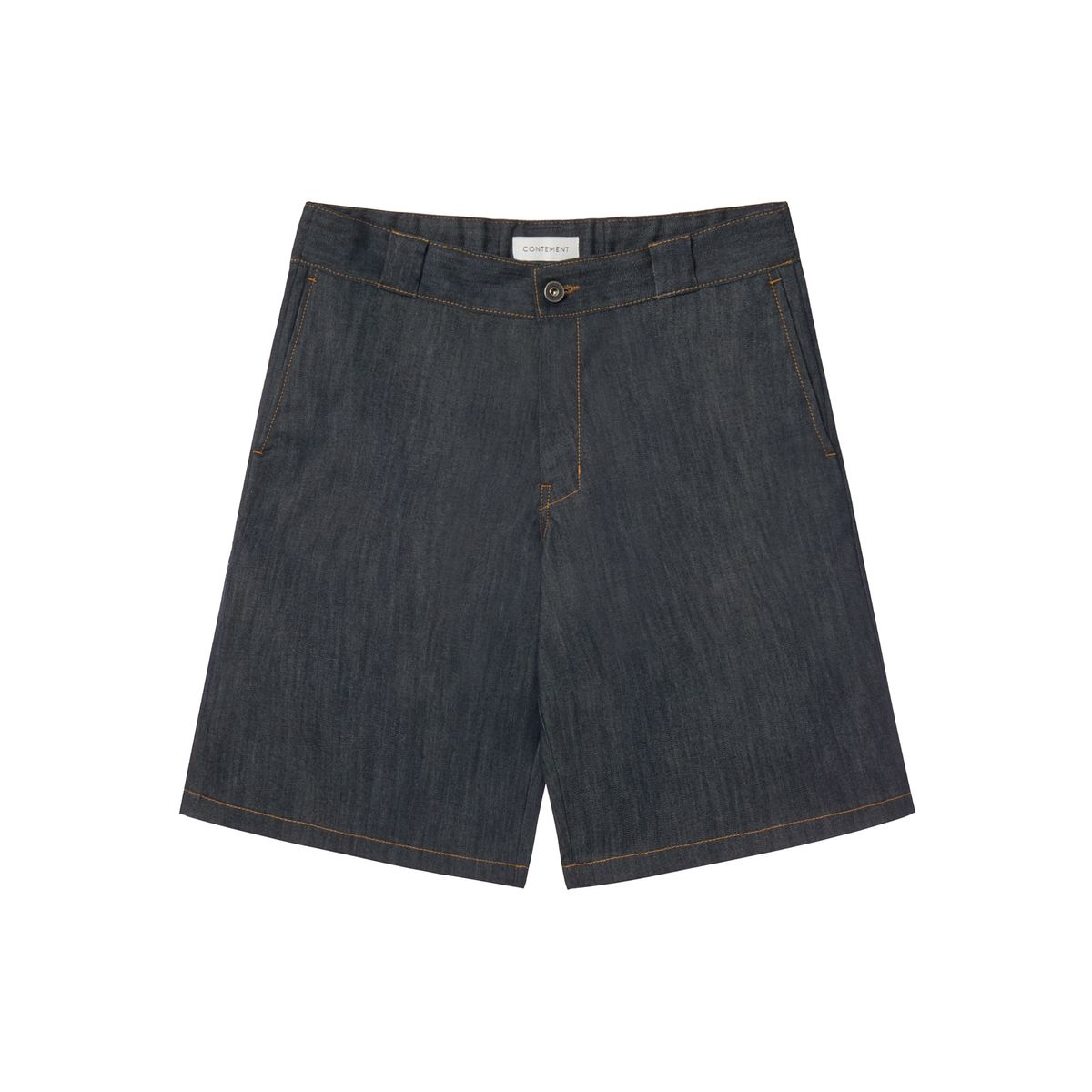 컨티먼트(CONTEMENT) LYOCELL DENIM LOOSE FIT SHORTS
