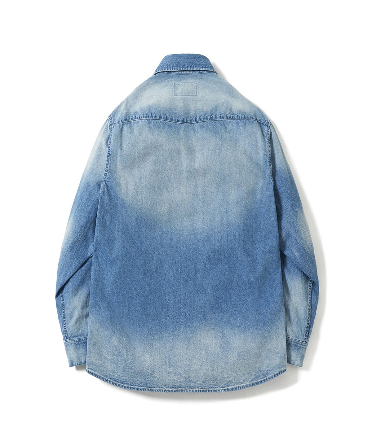 포터리(POTTERY) Light Denim Shirt (Mid Blue)