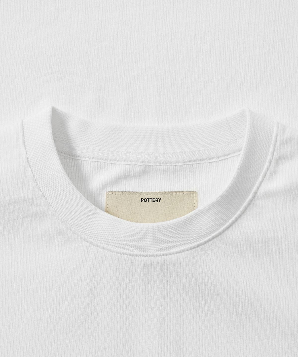 포터리(POTTERY) Short Sleeve Comfort T-Shirt (White)