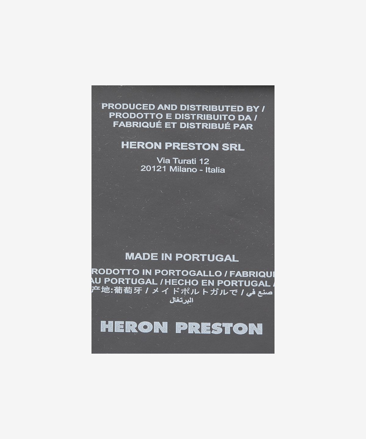 헤론 프레스톤(HERON PRESTON) 로고 버드 그래픽 후드 - 화이트 / HMBB024C99JER0030110