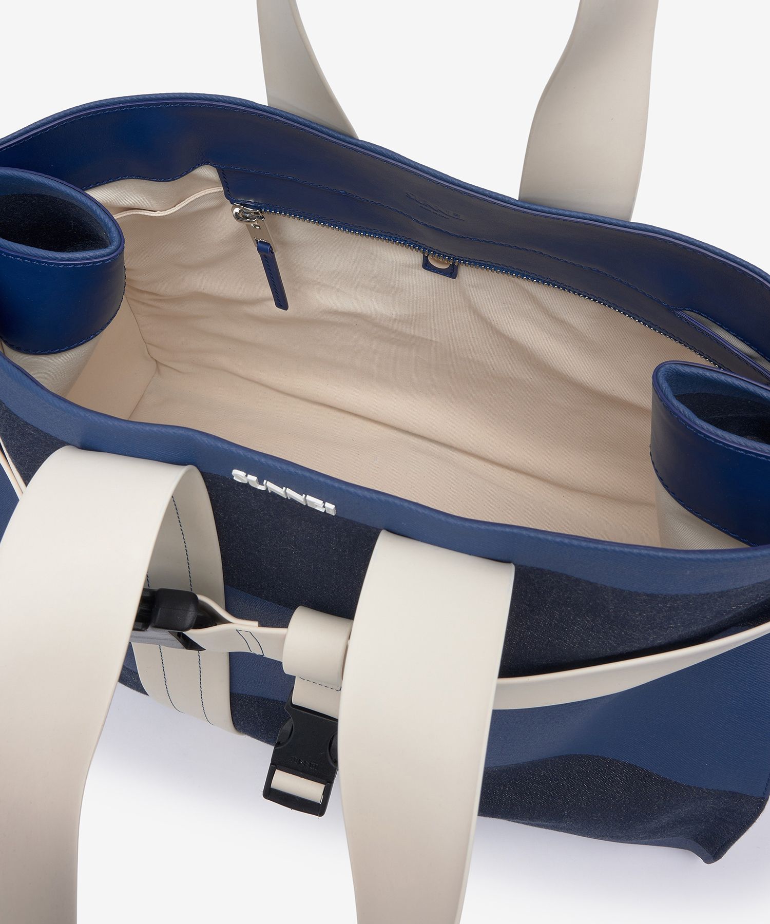 MUSINSA | SUNNEI Parallepipedo Tote Bag - Denim: Dark Navy