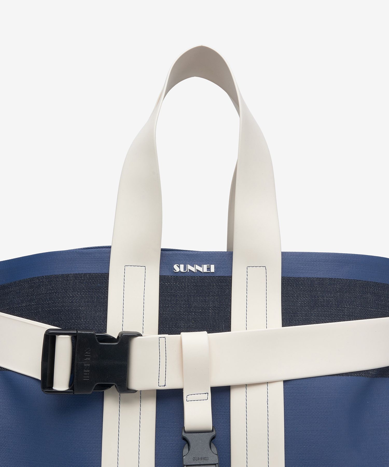 MUSINSA | SUNNEI Parallepipedo Tote Bag - Denim: Dark Navy
