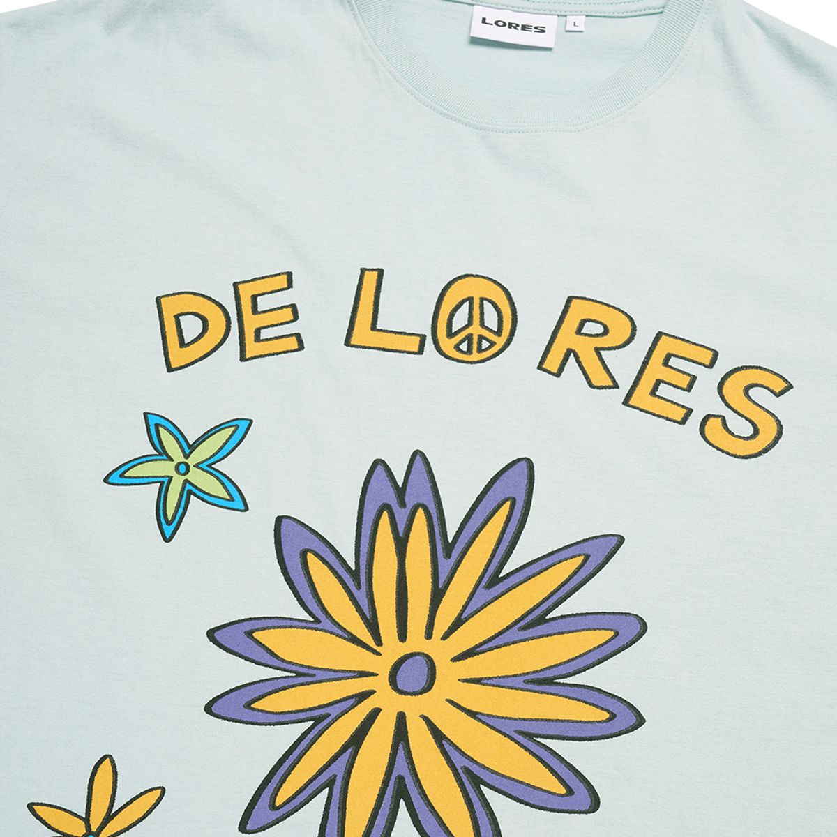 로어즈(LORES) De Lores S/S Tee - Pale Green - 사이즈 & 후기 | 무신사