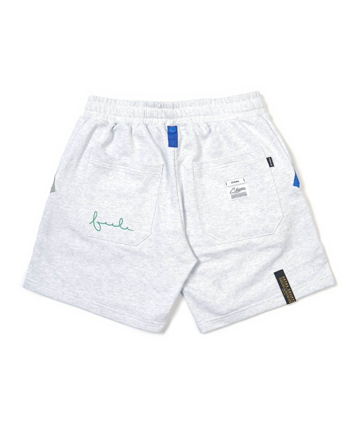 스티그마(STIGMA) 23 ZIPPER SHORTS WHITE MELANGE