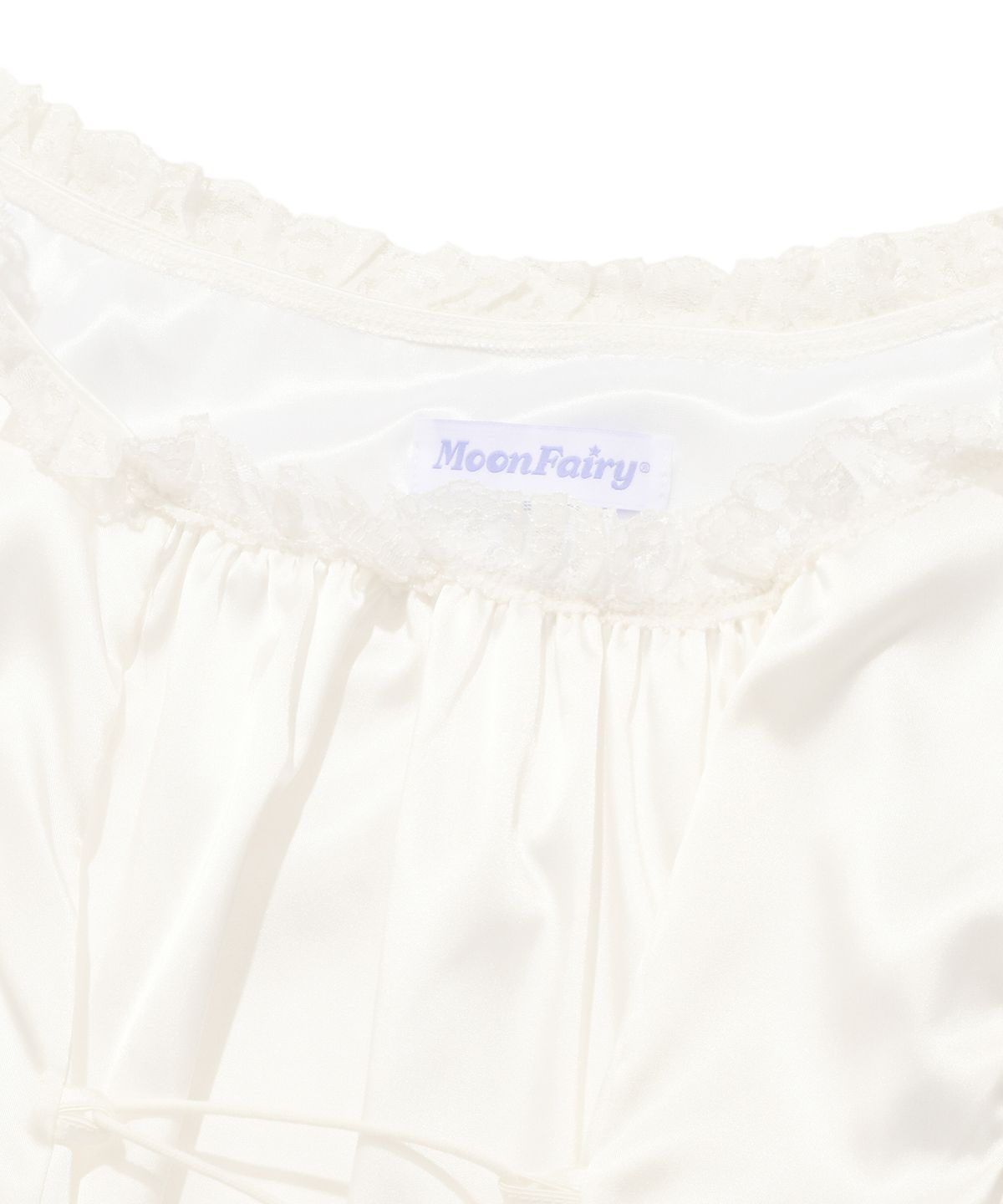 프론트아카이브랩(FRONT ARCHIVE LAB) MF DOLLY PUFF SATIN DRESS-WHITE