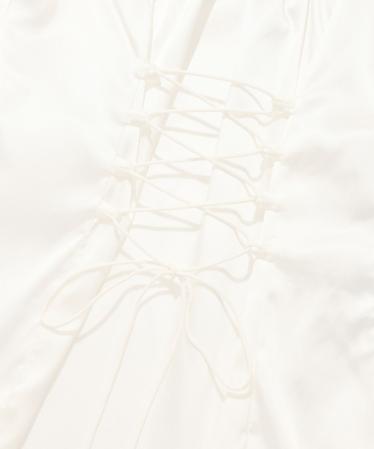 프론트아카이브랩(FRONT ARCHIVE LAB) MF DOLLY PUFF SATIN DRESS-WHITE