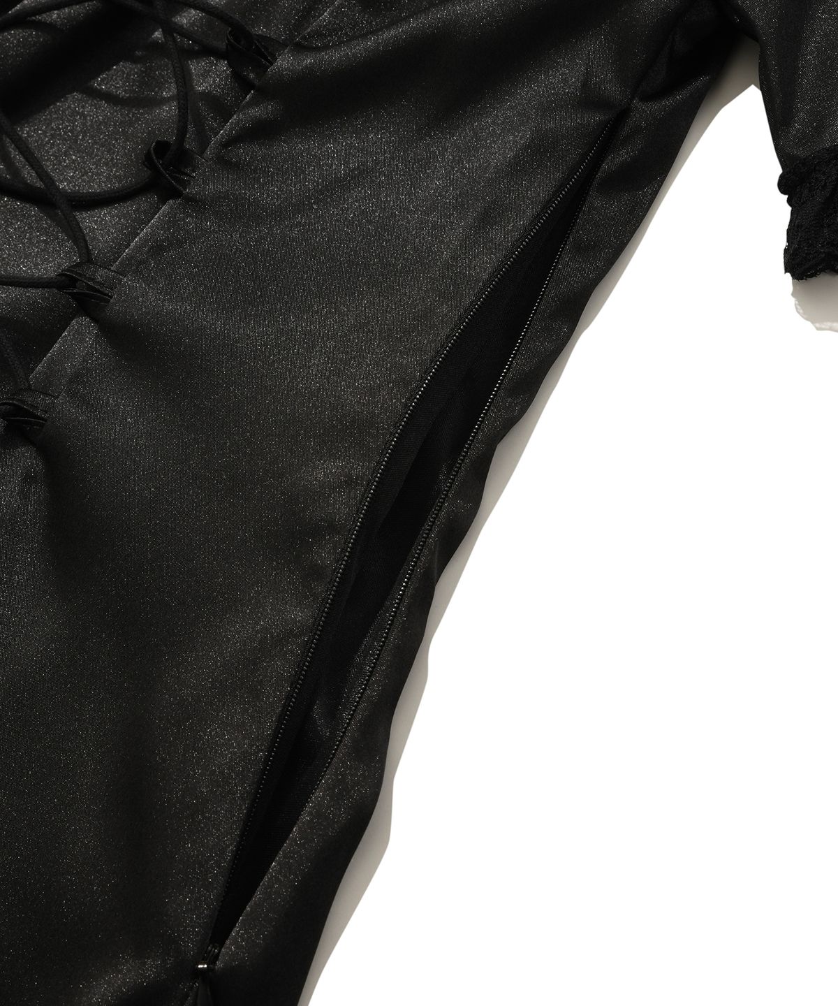 프론트아카이브랩(FRONT ARCHIVE LAB) MF DOLLY PUFF SATIN DRESS-BLACK
