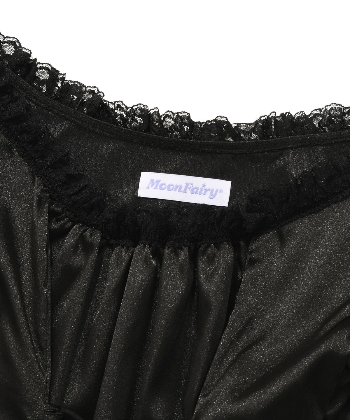 프론트아카이브랩(FRONT ARCHIVE LAB) MF DOLLY PUFF SATIN DRESS-BLACK