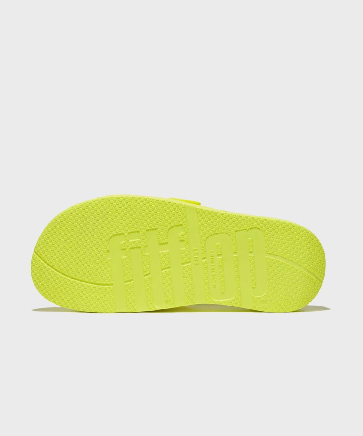 핏플랍(FITFLOP) 아이쿠션 버클 슬라이드 Electric Yellow