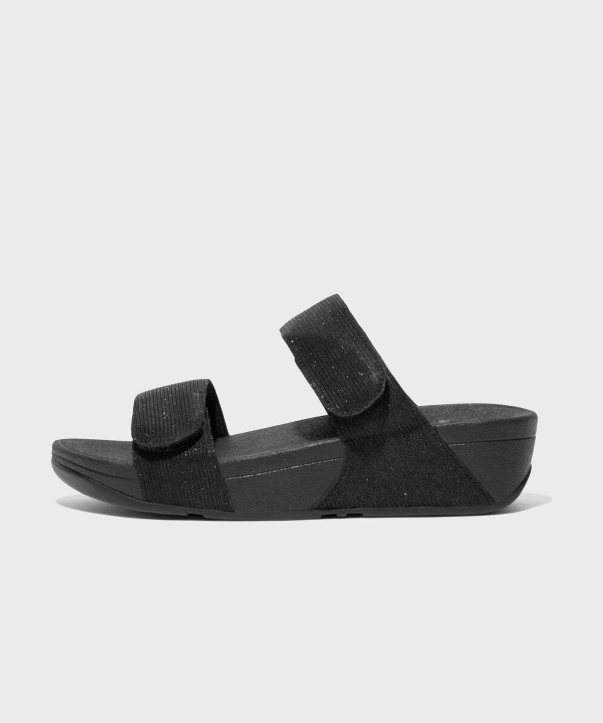 핏플랍(FITFLOP) 루루 쉬머럭스 슬라이드 All Black