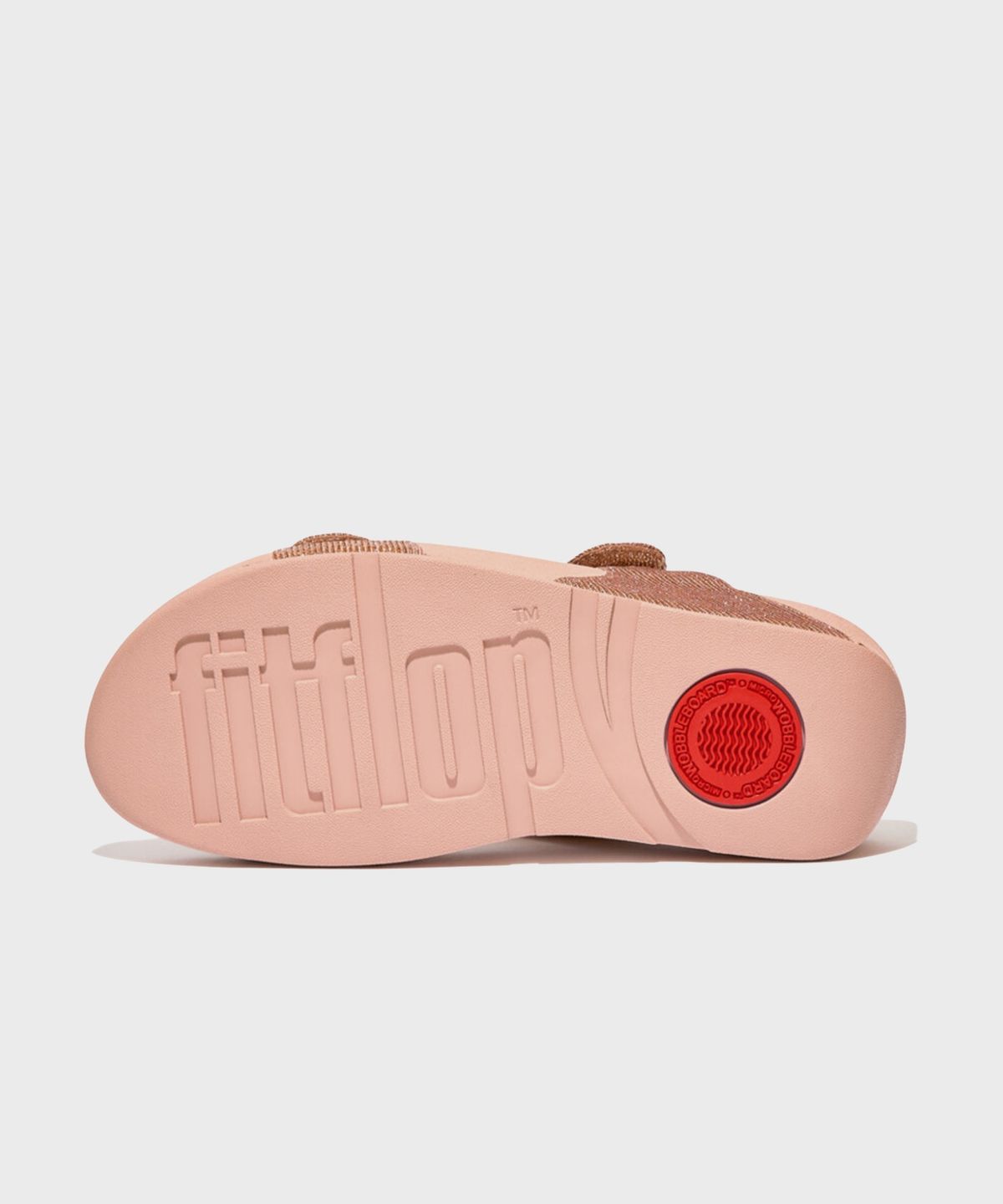 핏플랍(FITFLOP) 루루 쉬머럭스 슬라이드 Rose Gold