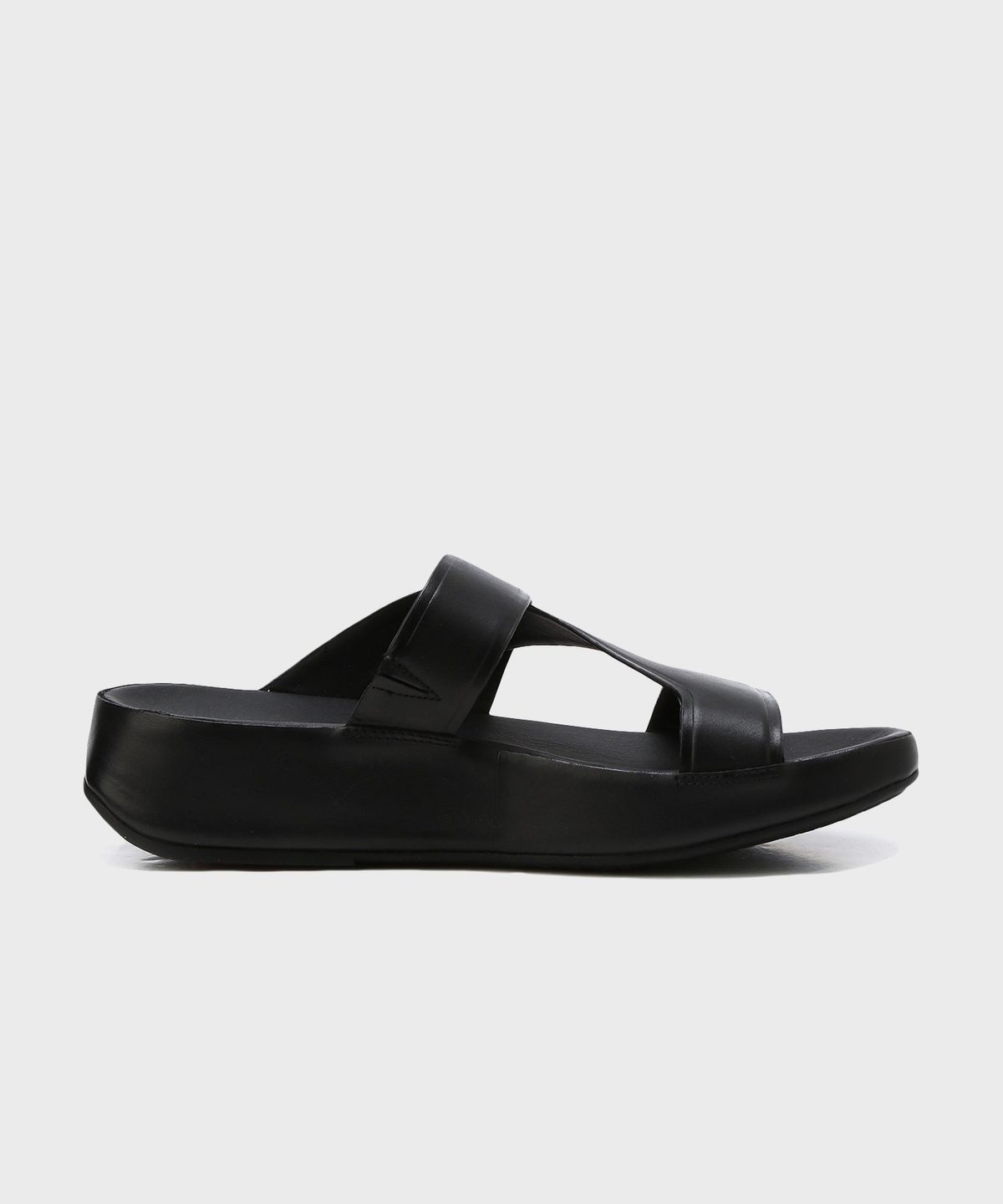 핏플랍(FITFLOP) 남성 사멜 슬리퍼 레더 All Black