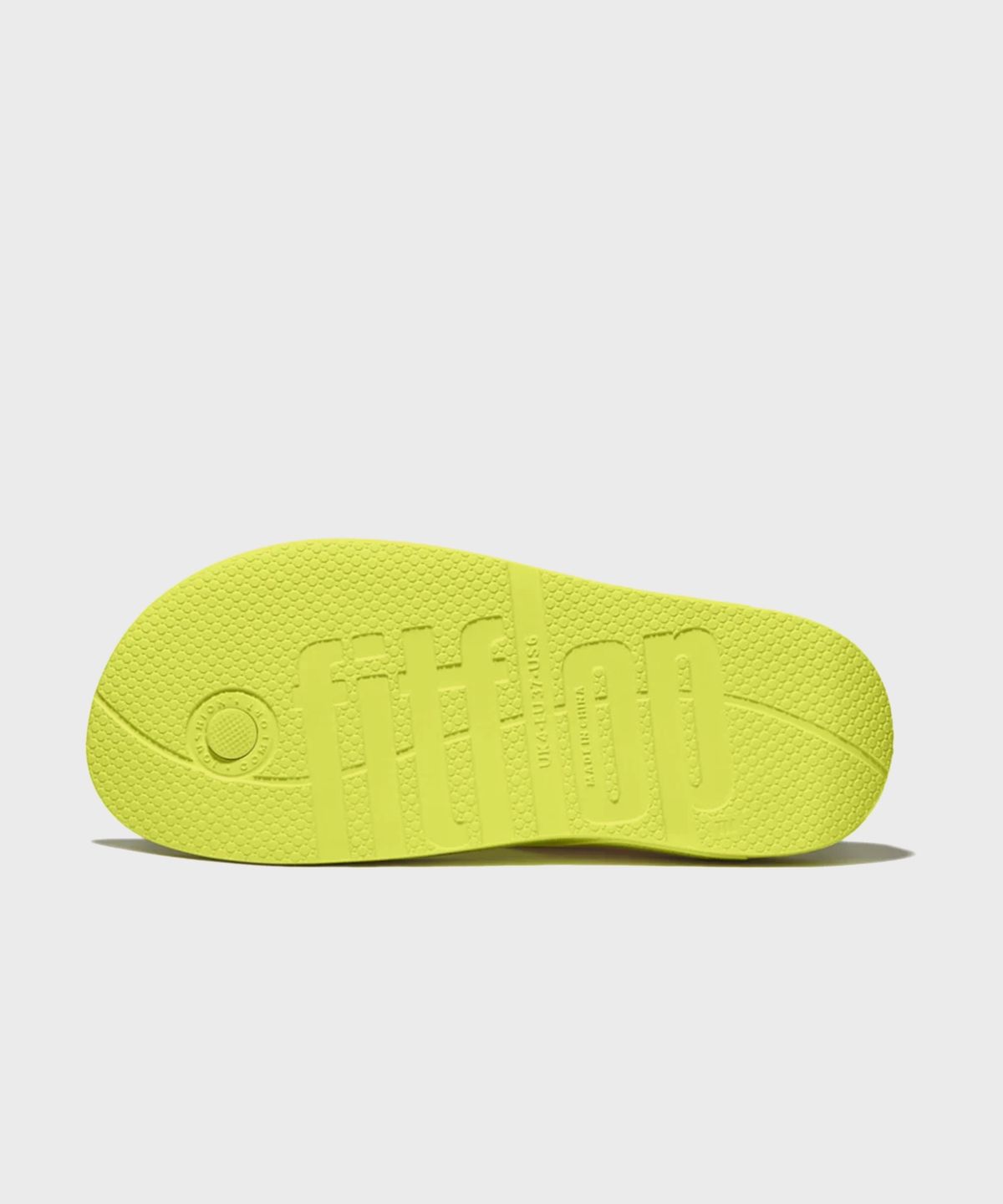 핏플랍(FITFLOP) 아이쿠션 버클 쪼리 Electric Yellow