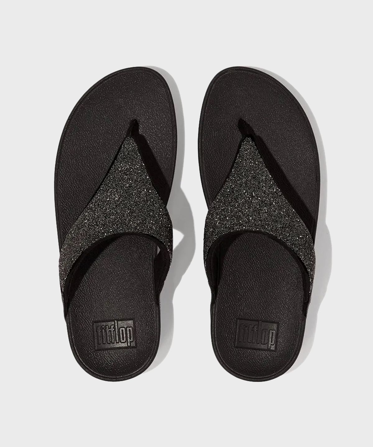 핏플랍(FITFLOP) 루루 오펄 토포스트 쪼리 All Black