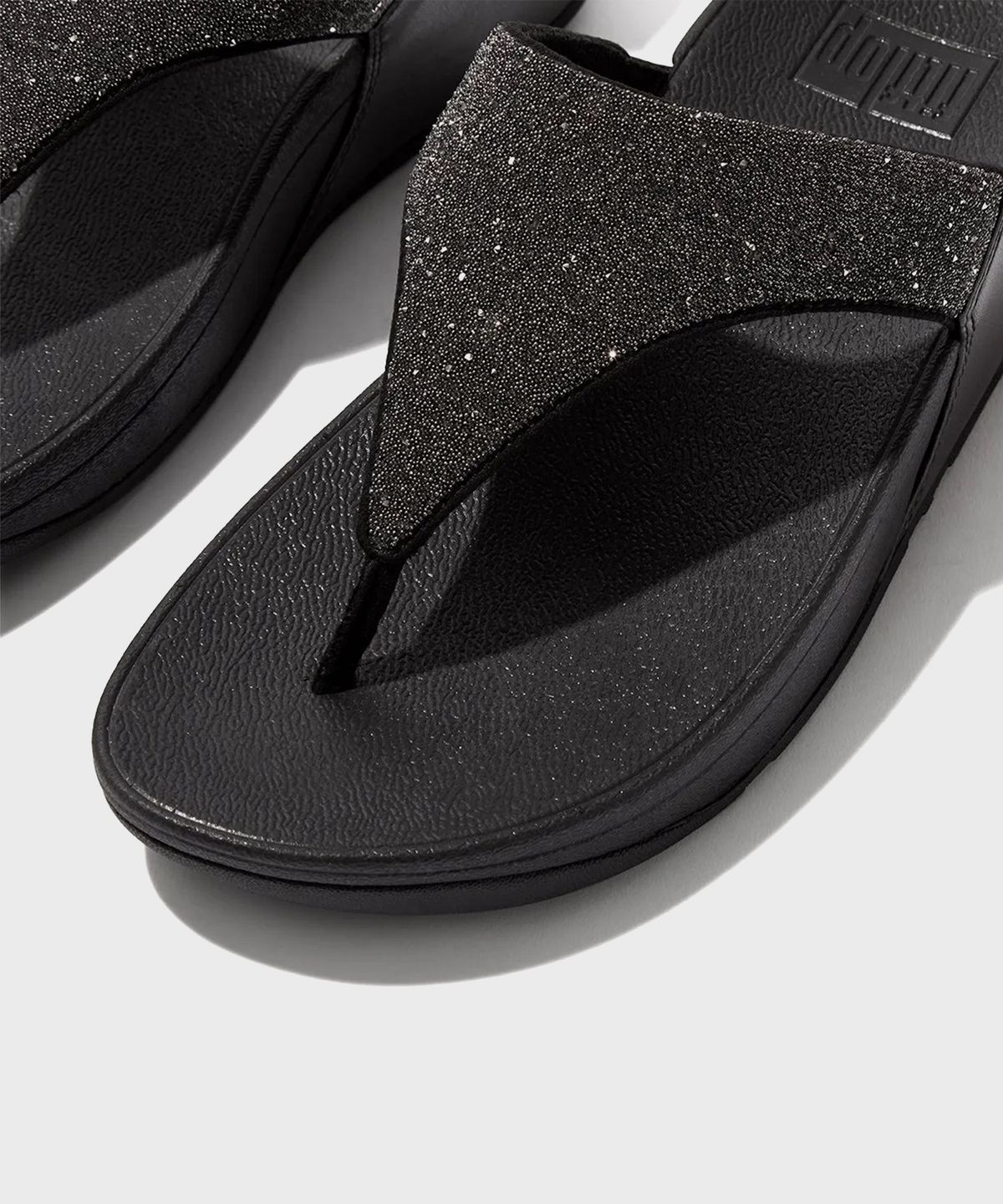 핏플랍(FITFLOP) 루루 오펄 토포스트 쪼리 All Black