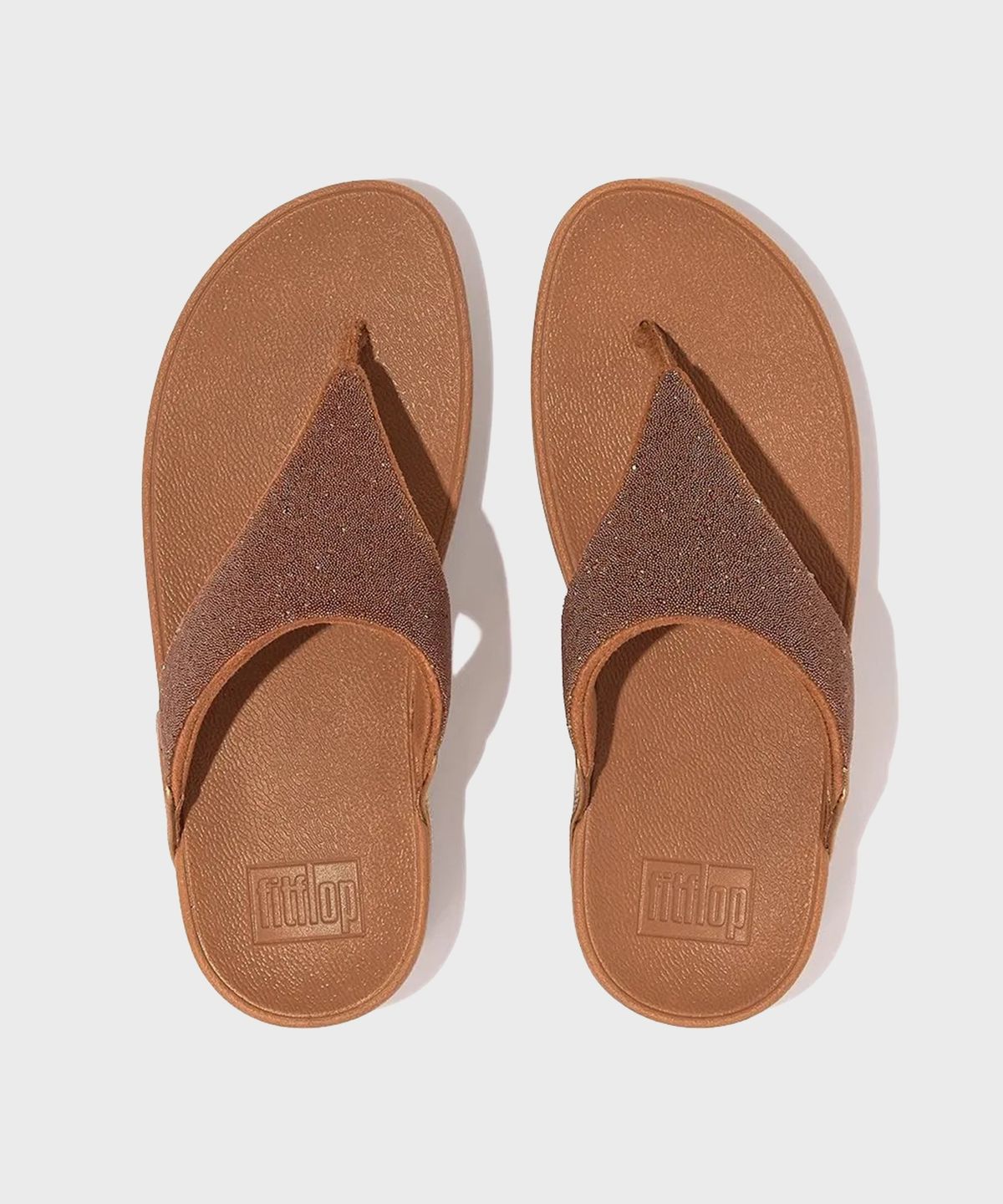 핏플랍(FITFLOP) 루루 오펄 토포스트 쪼리 Latte Tan