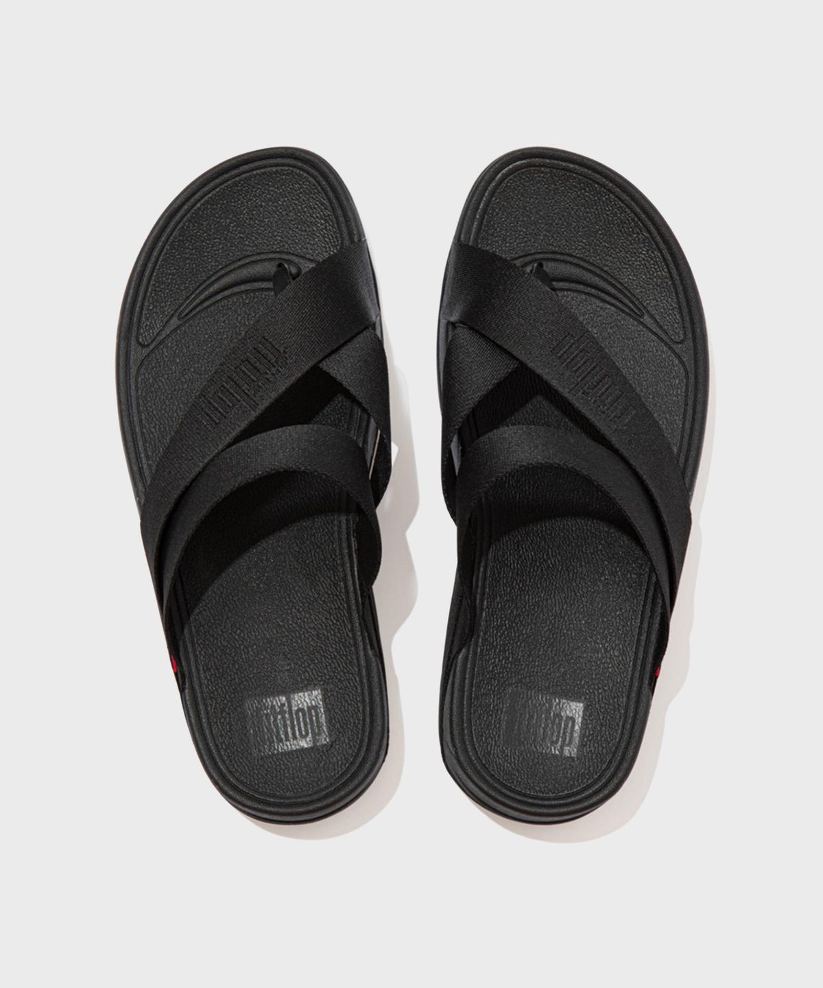 핏플랍(FITFLOP) 남성 슬링 토포스트 쪼리 All Black