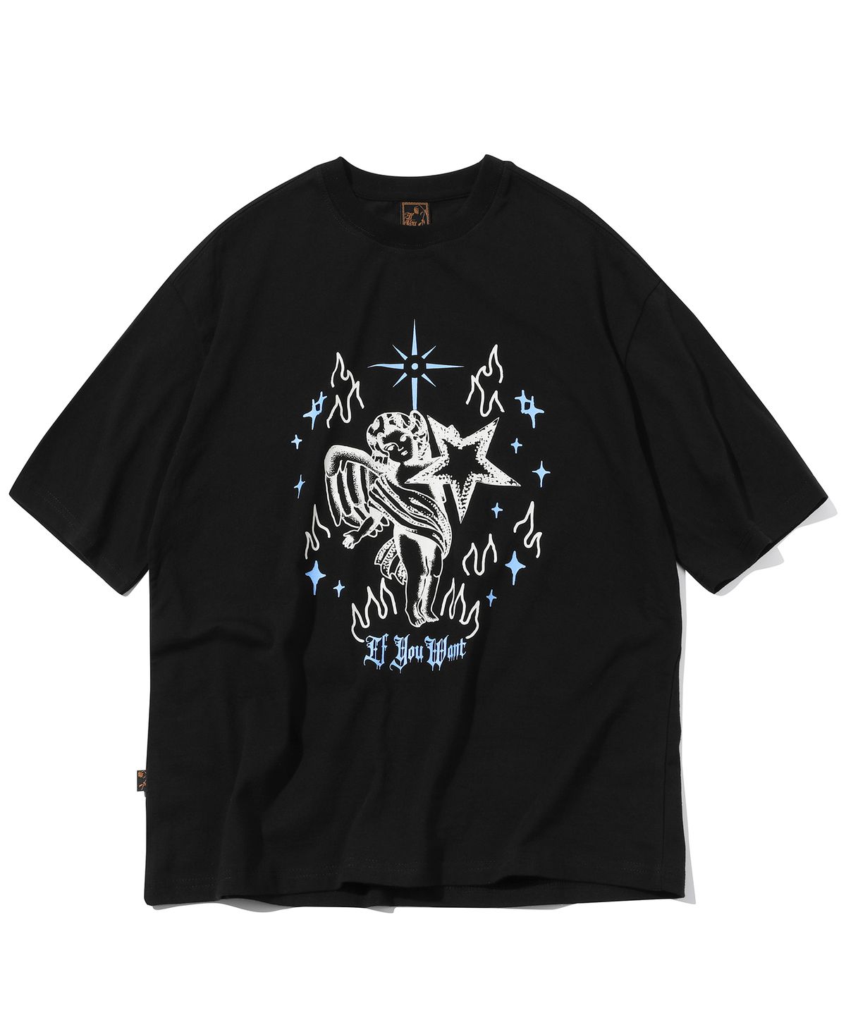 이퓨원트(IFYOUWANT) Burning Star TEE black