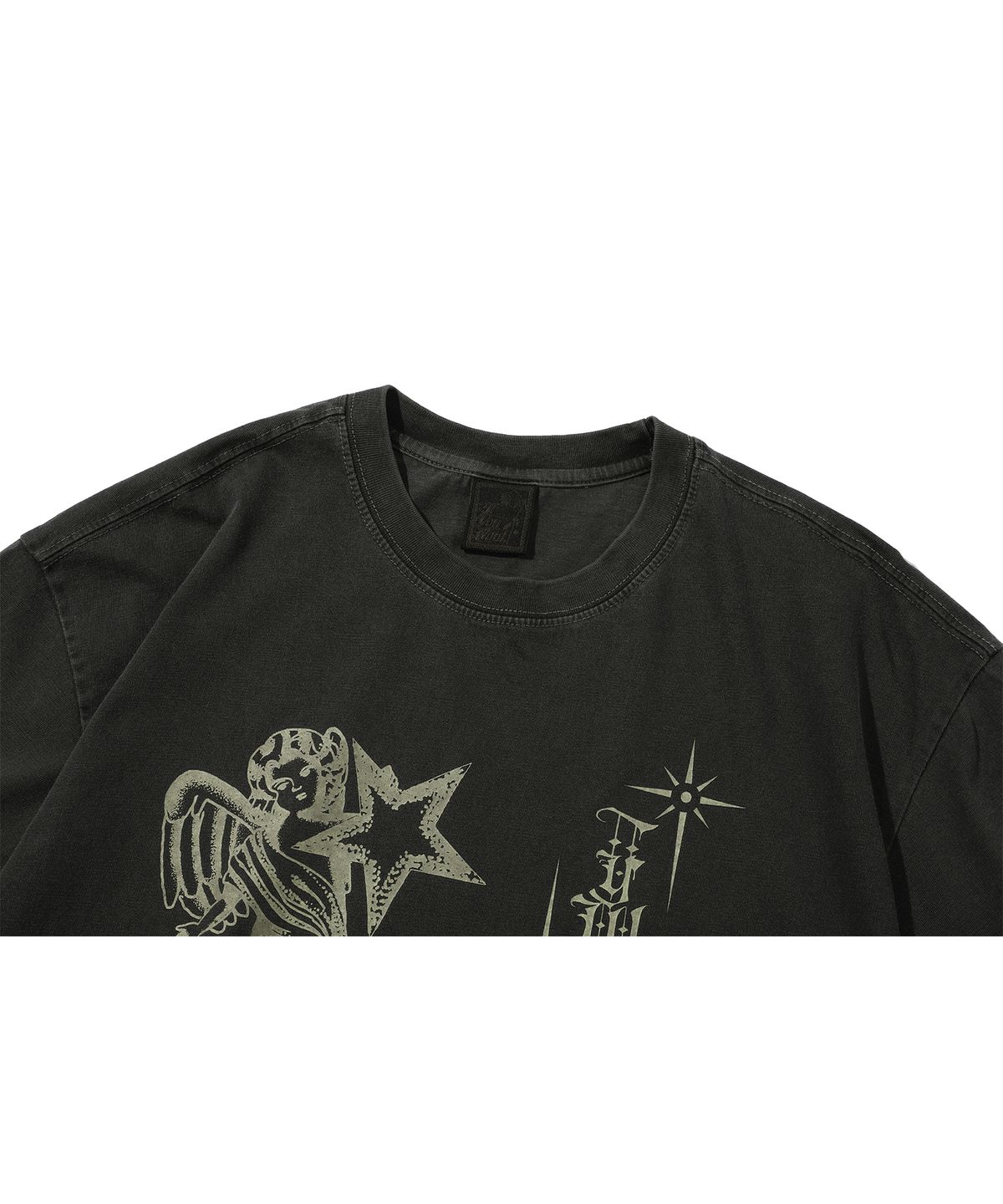 이퓨원트(IFYOUWANT) Star and Moon pigment TEE smoke black