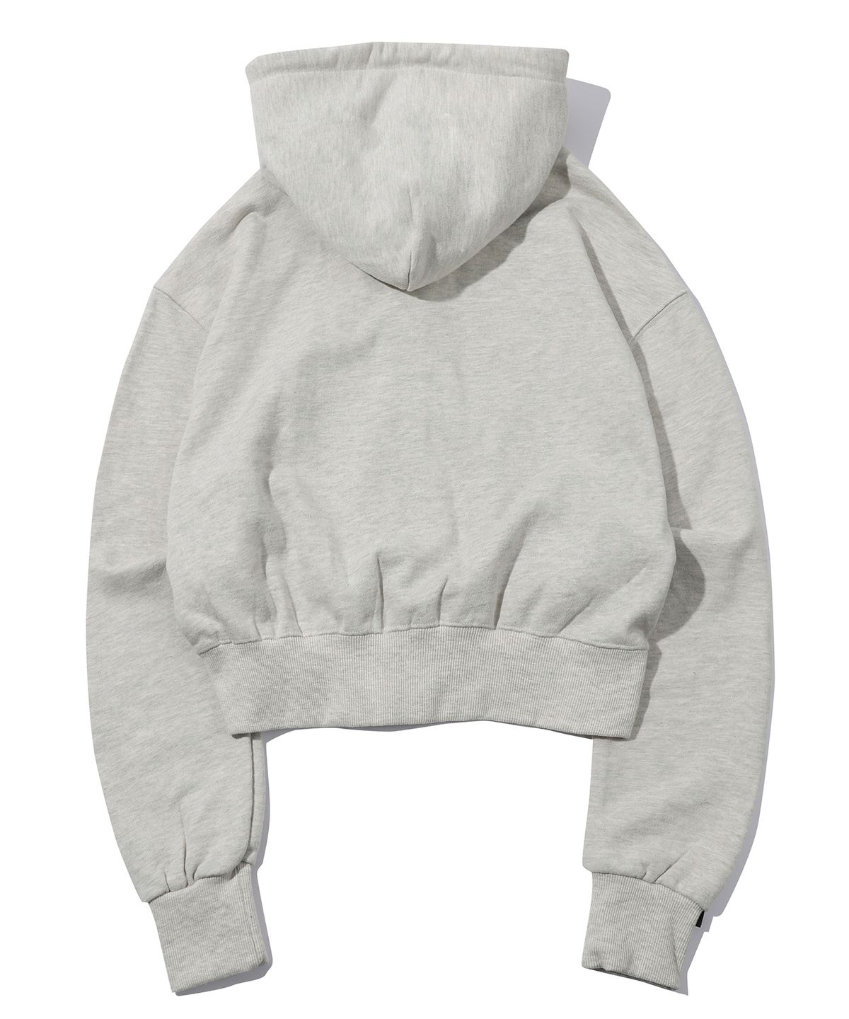 이퓨원트(IFYOUWANT) 2 WAY BUNNY CROP HOOD ZIPUP oatmeal