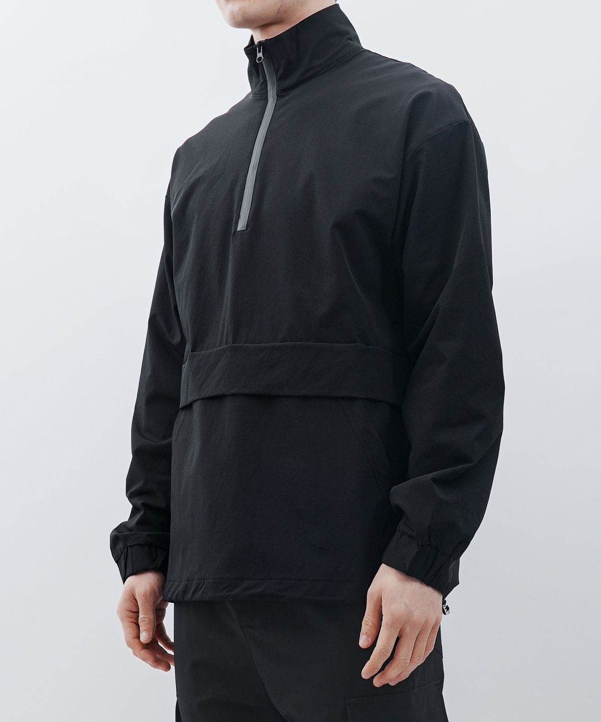 골드퍼센트(GOLDPERCENT) 클래식 컴포터블 데일리 아노락 바람막이 반집업(2COLOR, M)