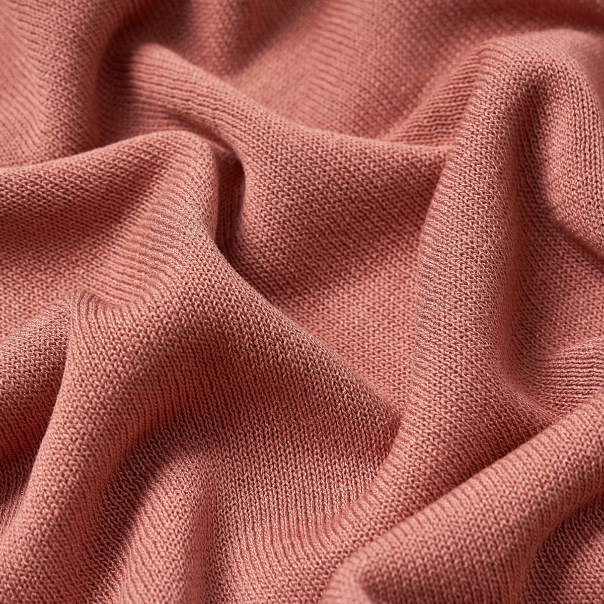 베르노(VERNO) [CASUAL]Linen like button polo knit Pink