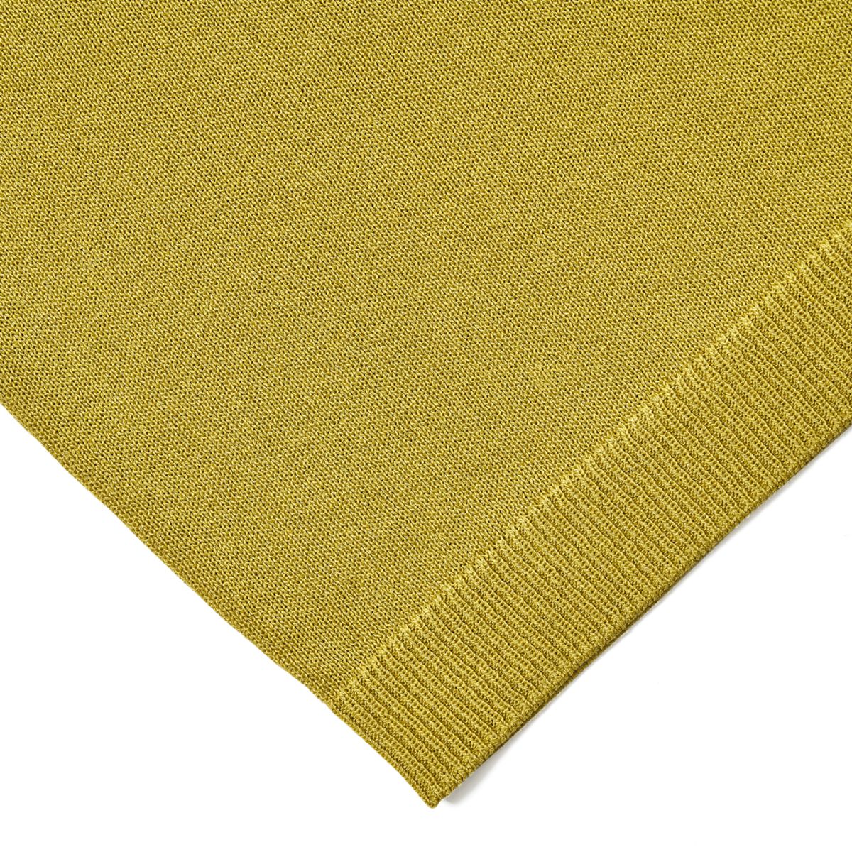 베르노(VERNO) [CASUAL]Linen like button polo knit Lime