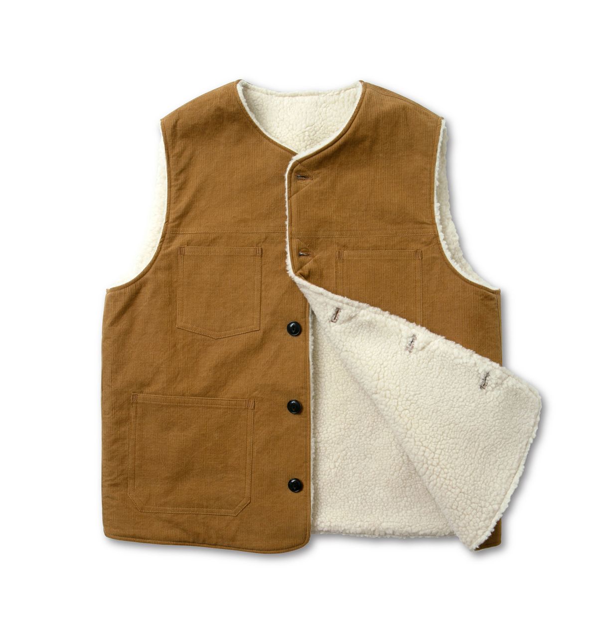 블랙피피(BLACKPP) BLACK PP Sheep Fur Vest