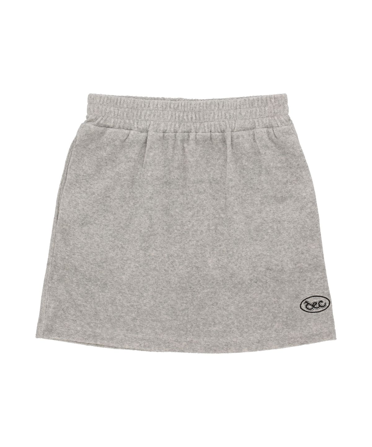 델리센트(DELICCENT) 델리 테리 스커트 [LIGHT GRAY]