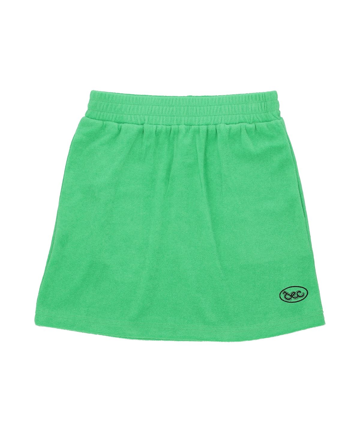 델리센트(DELICCENT) 델리 테리 스커트 [GREEN]
