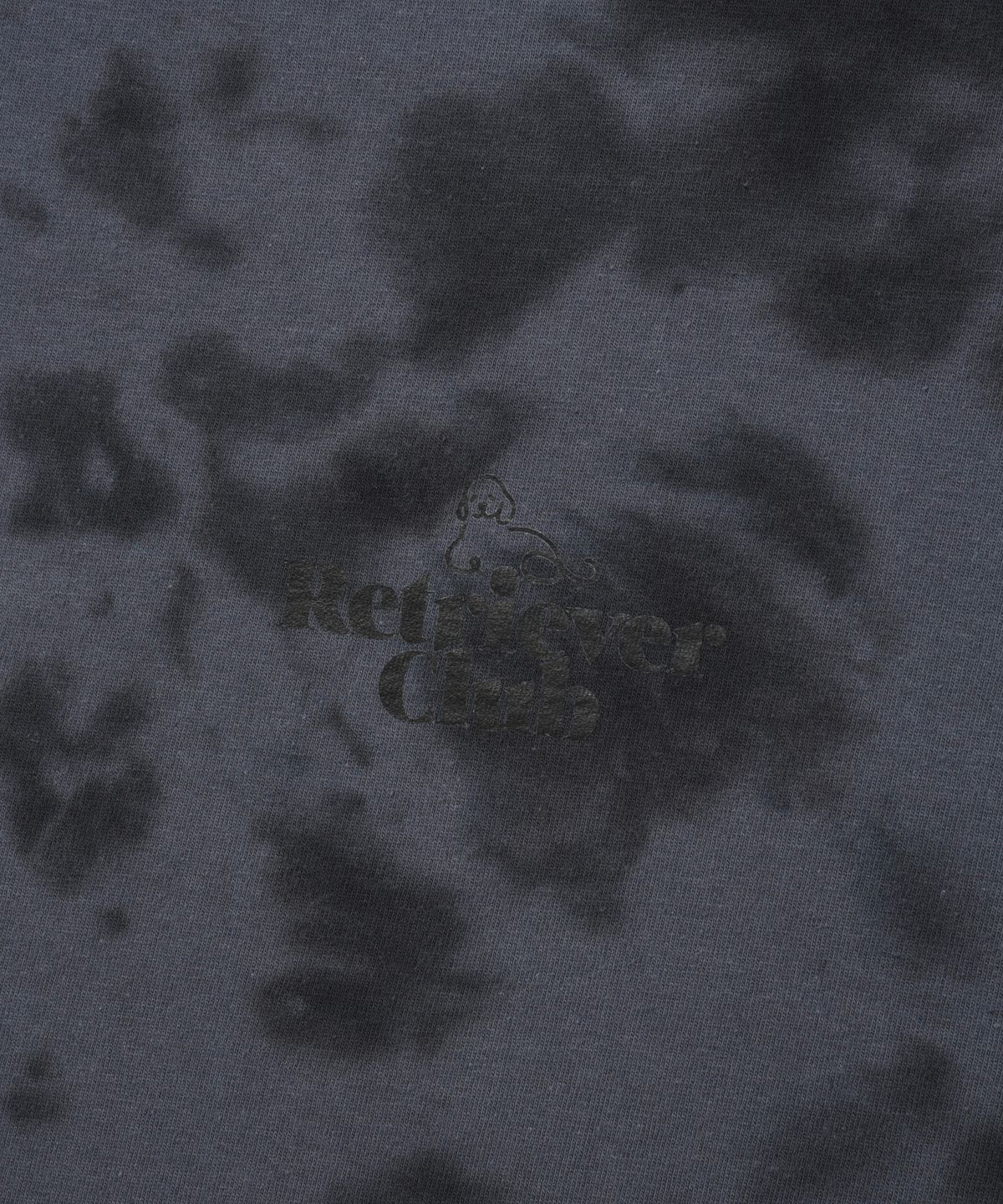리트리버클럽(RETRIEVER CLUB) RC TIE DYE LONG SLEEVE [BLACK]