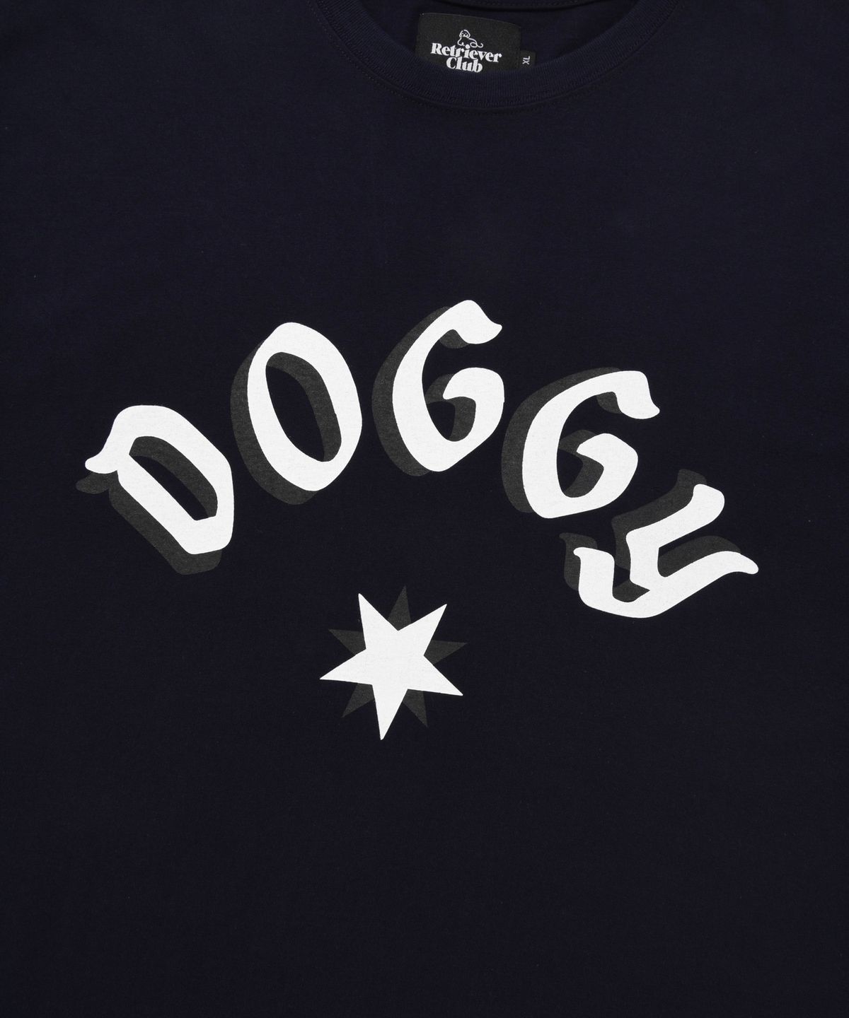 리트리버클럽(RETRIEVER CLUB) DOGGY STAR TEE [NAVY]