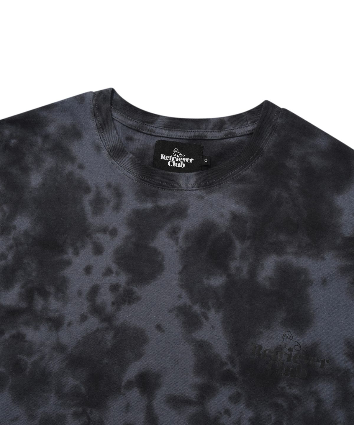 리트리버클럽(RETRIEVER CLUB) RC TIE DYE TEE [BLACK]