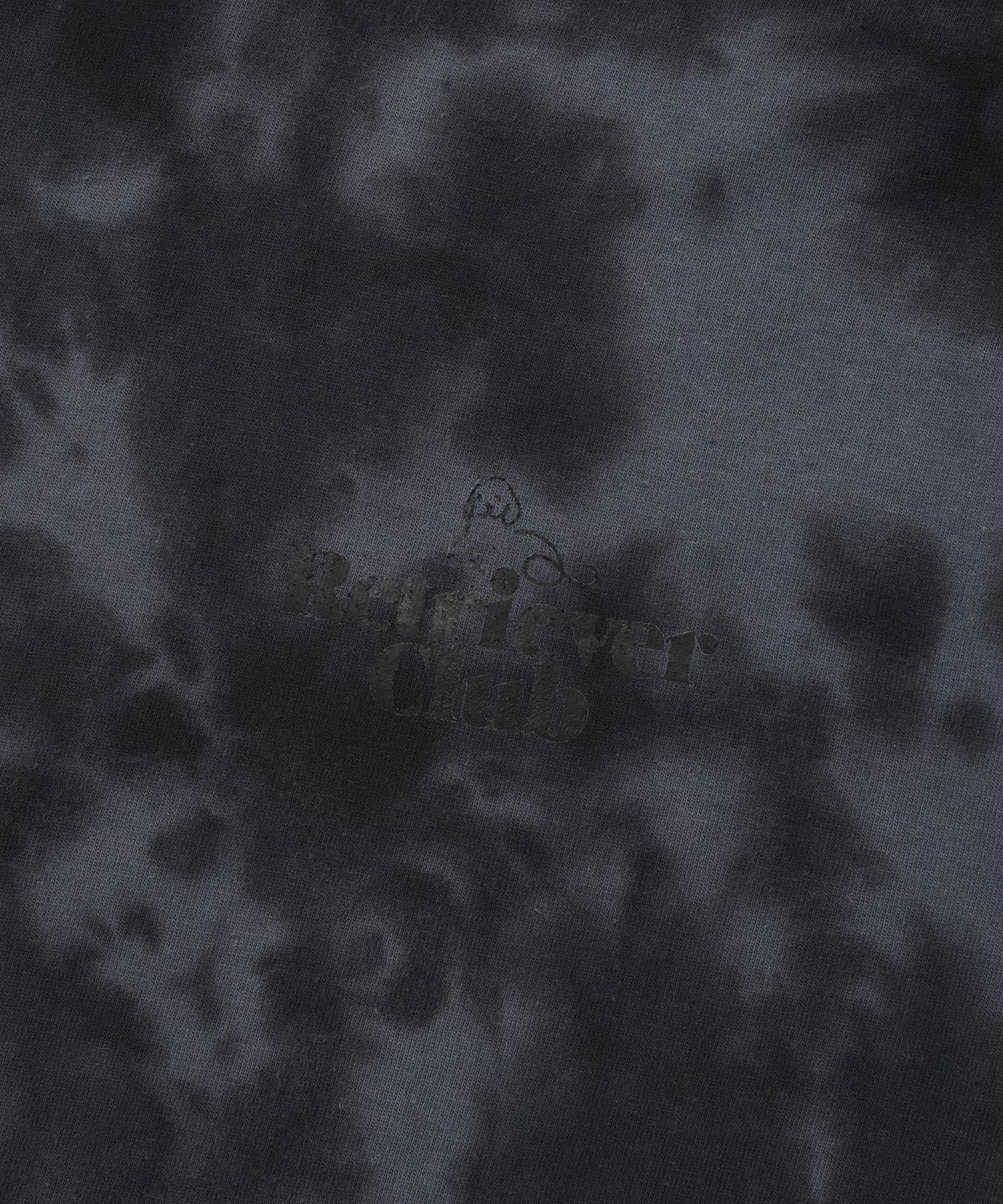 리트리버클럽(RETRIEVER CLUB) RC TIE DYE TEE [BLACK]