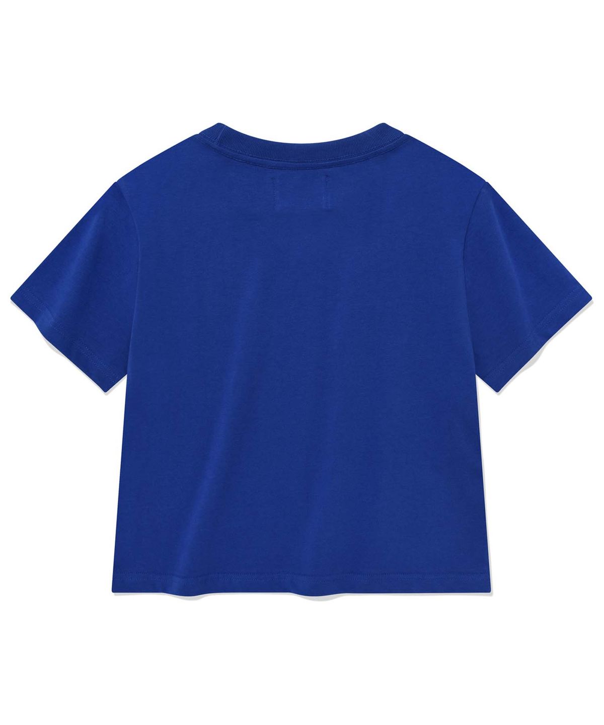 리트리버클럽(RETRIEVER CLUB) DOGGY STAR CROP TEE [BLUE]