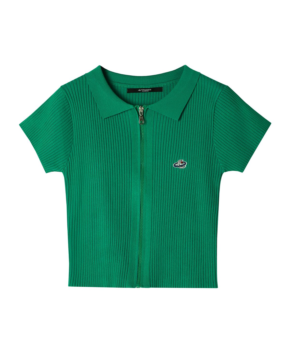 어반드레스(AVANDRESS) emily collar shortsleeve zip-up - 5COL