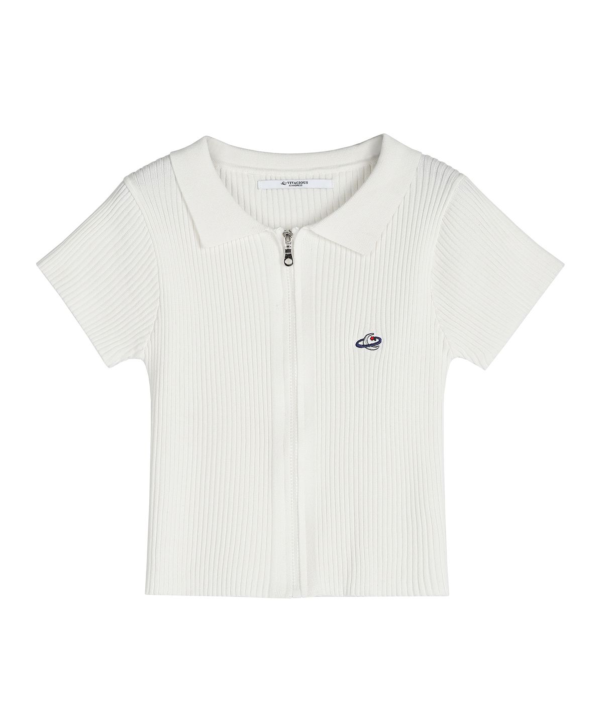 어반드레스(AVANDRESS) emily collar shortsleeve zip-up - 5COL