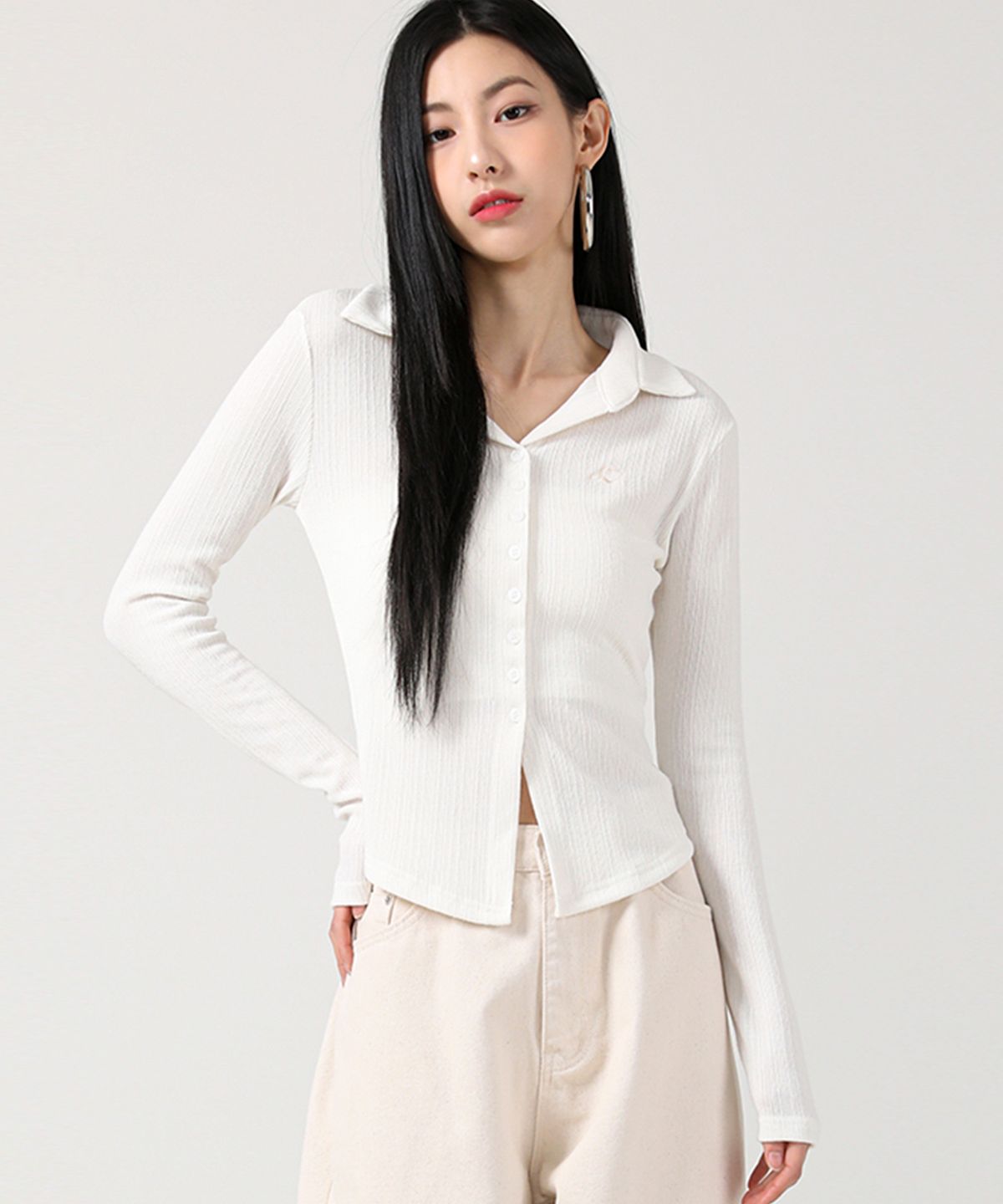 어반드레스(AVANDRESS) Solid Slim Line Shirt - 4COL