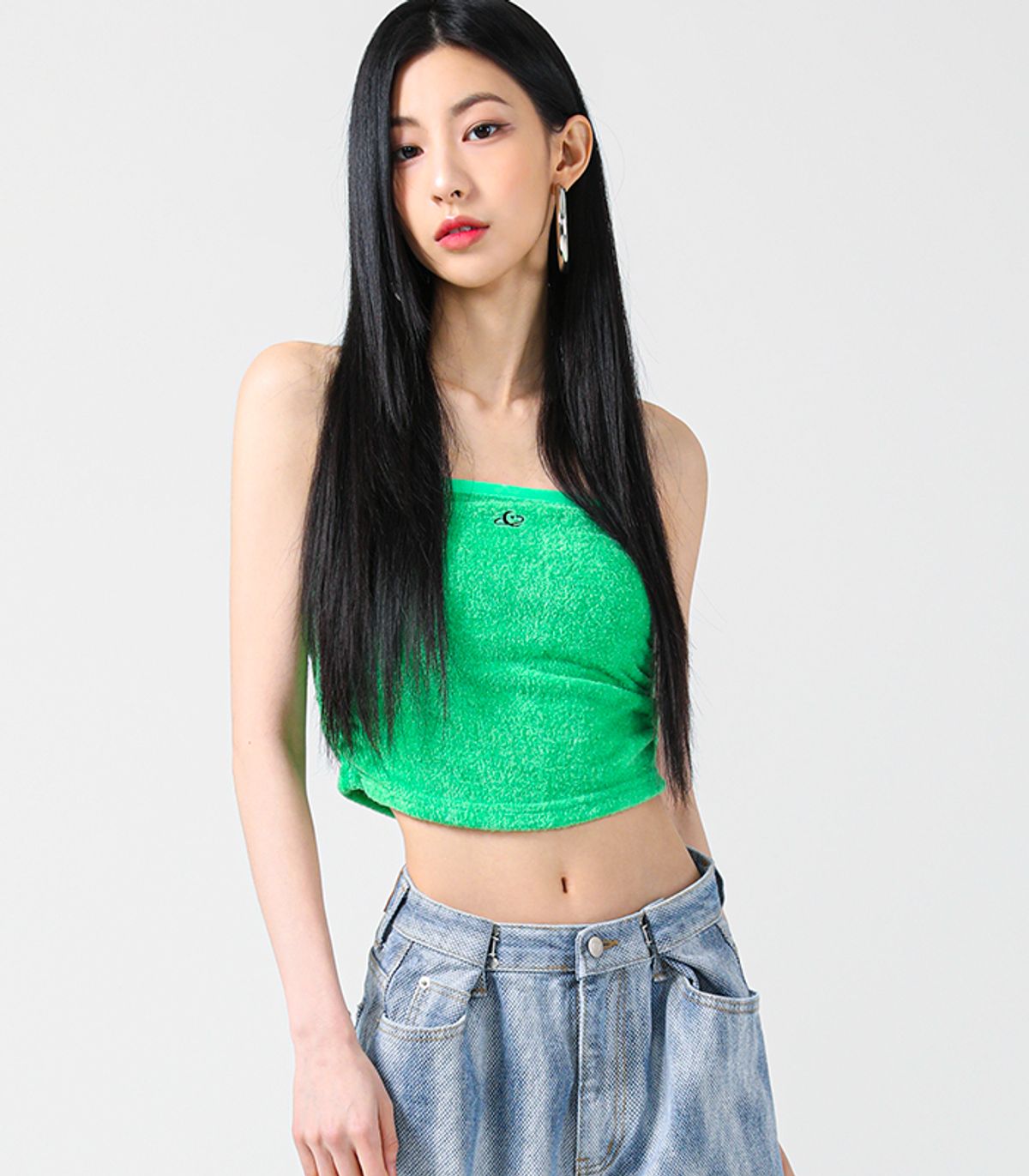 어반드레스(AVANDRESS) vivid-moon terry croptop - 6COL