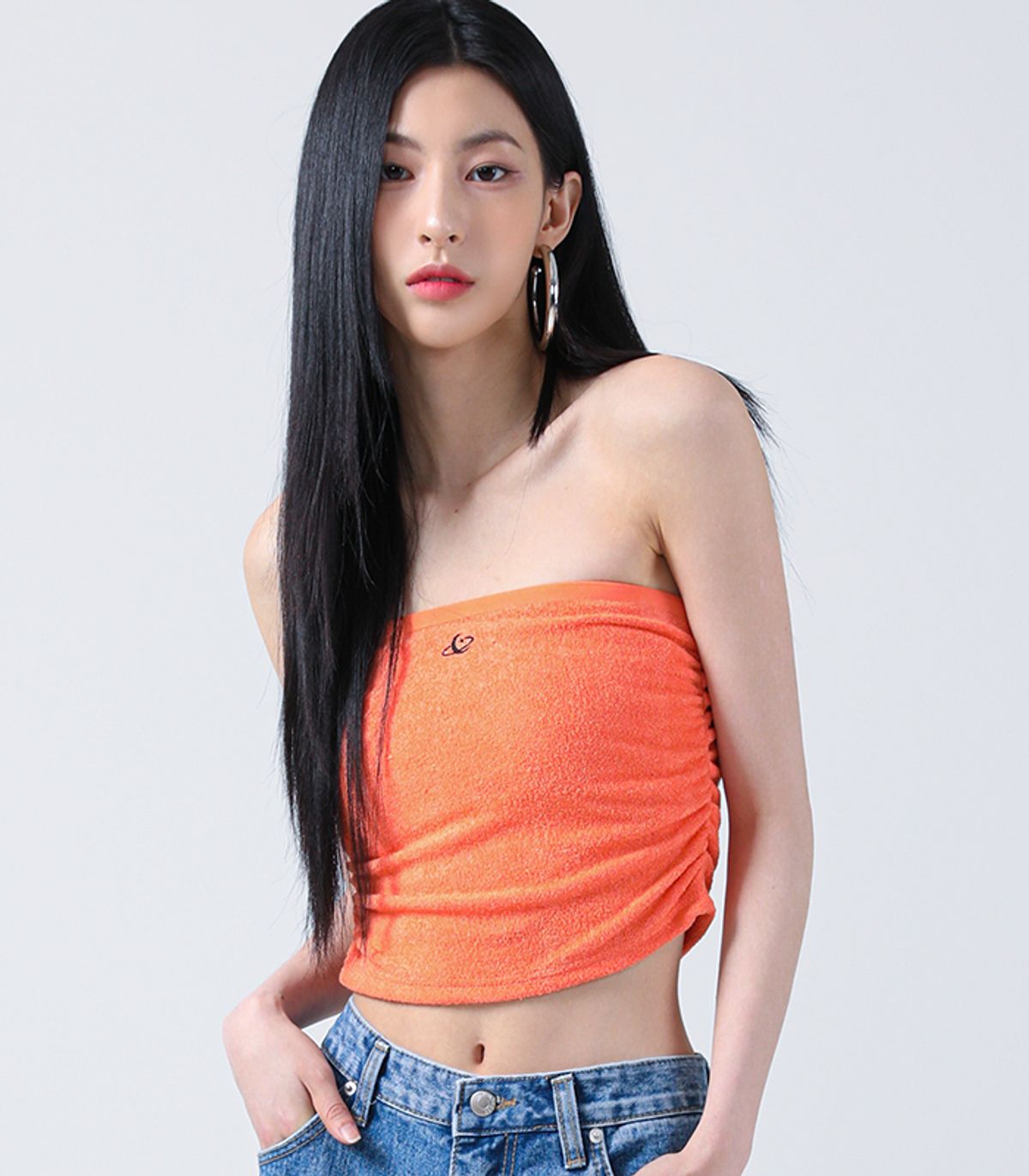 어반드레스(AVANDRESS) vivid-moon terry croptop - 6COL