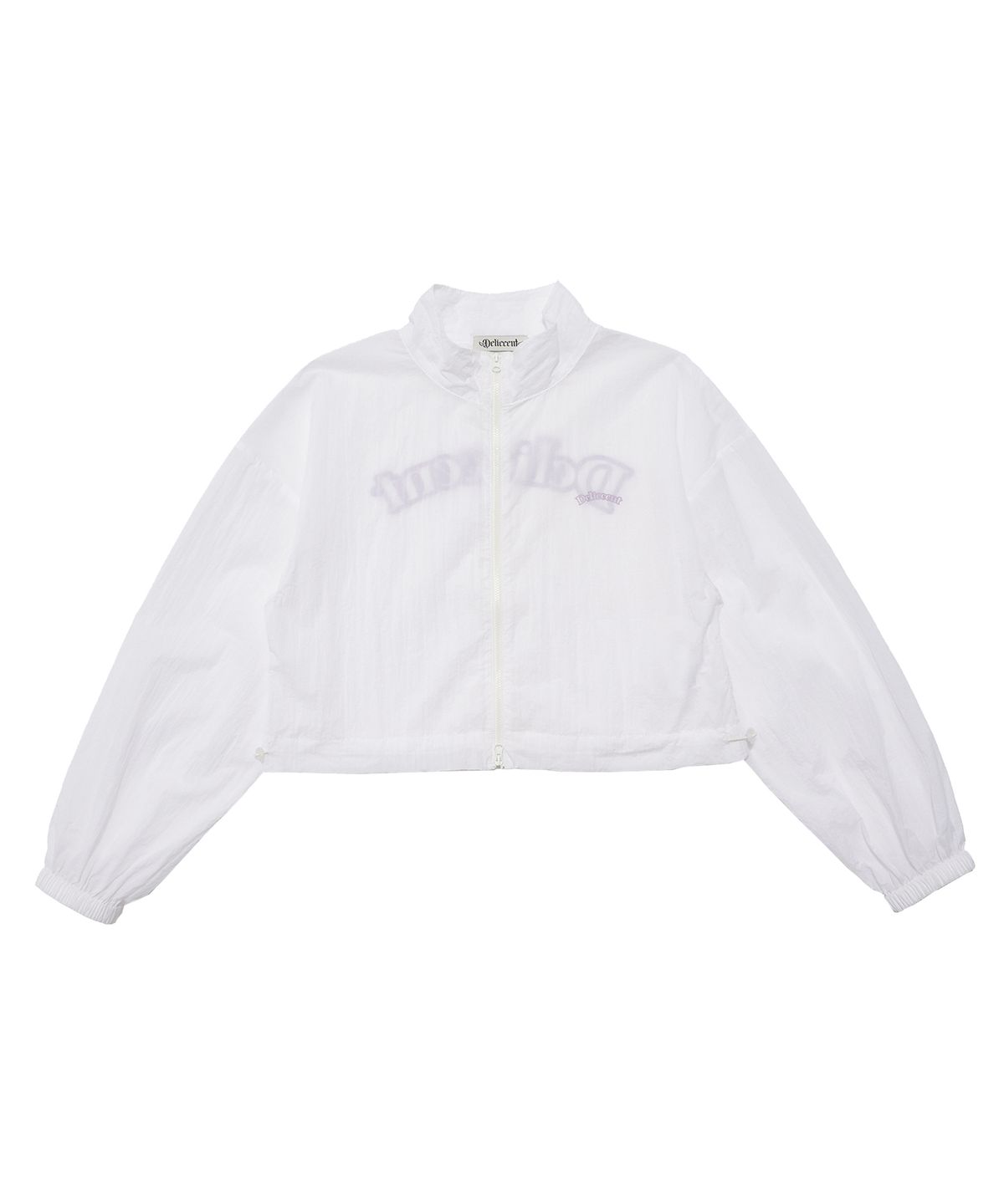 델리센트(DELICCENT) 썸머 크롭 윈드 점퍼 [WHITE]