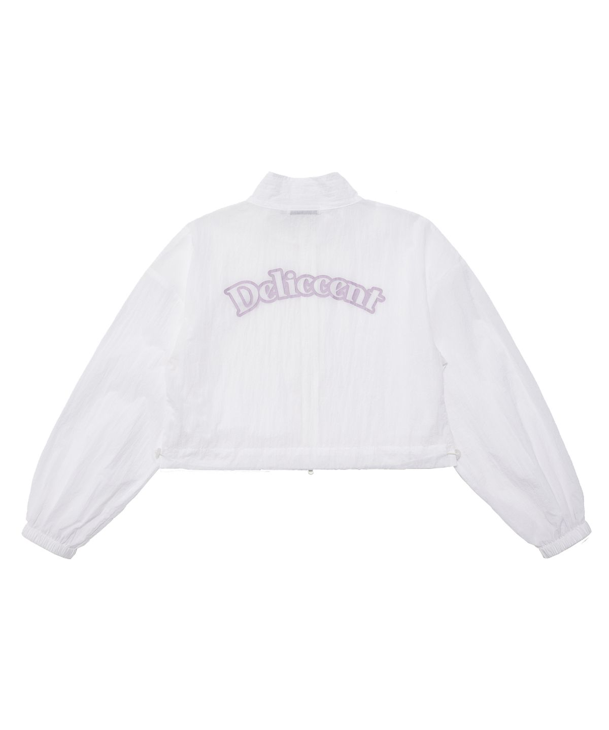 델리센트(DELICCENT) 썸머 크롭 윈드 점퍼 [WHITE]