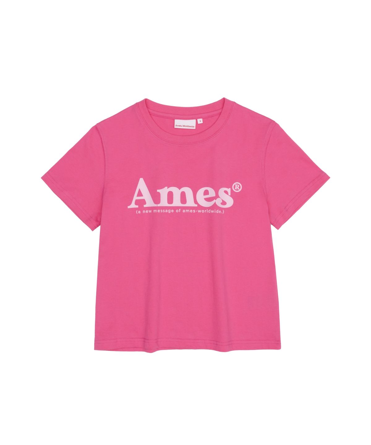 아메스 월드와이드(AMES-WORLDWIDE) BASIC LOGO TEE PINK