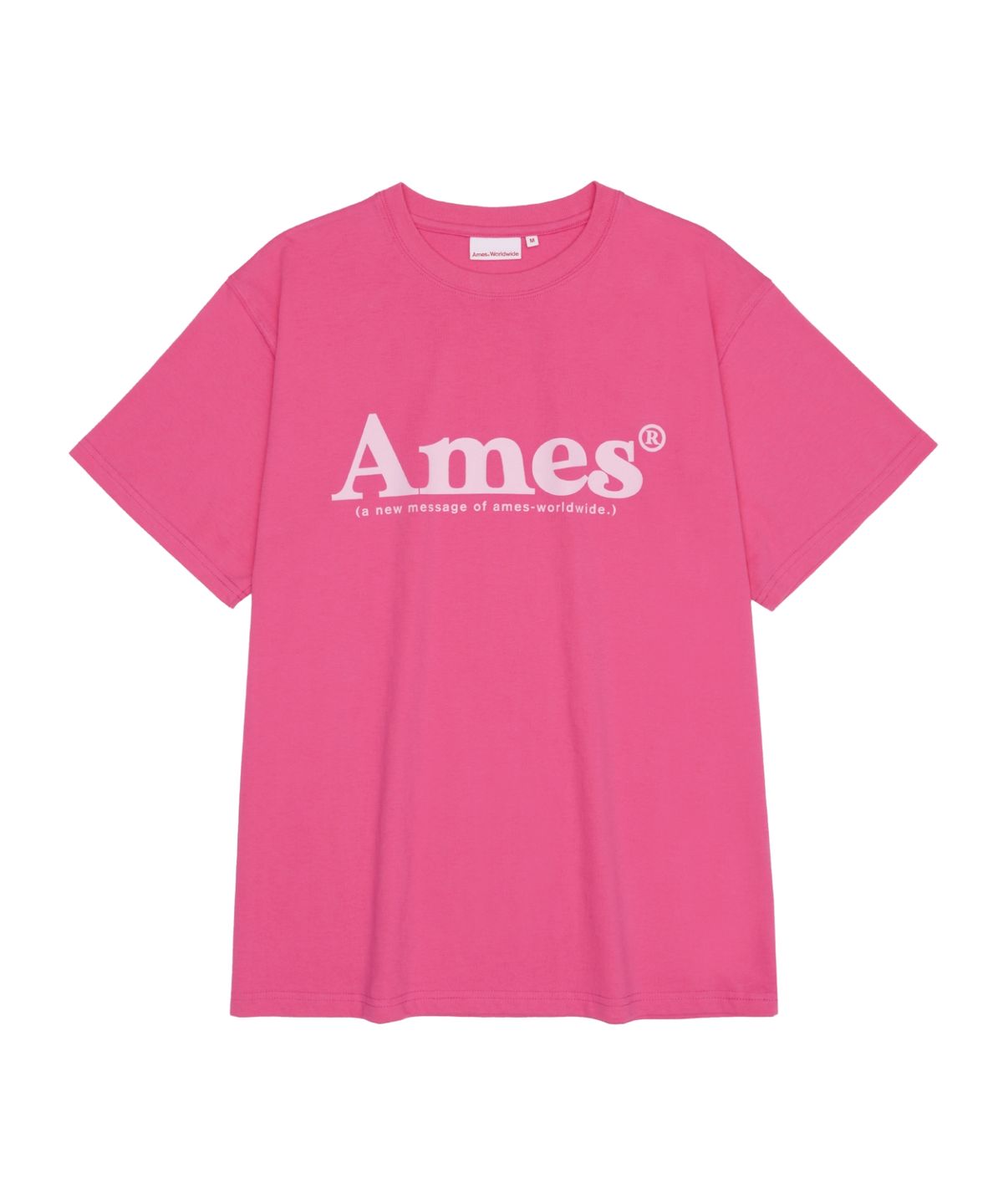 아메스 월드와이드(AMES-WORLDWIDE) BASIC LOGO TEE PINK