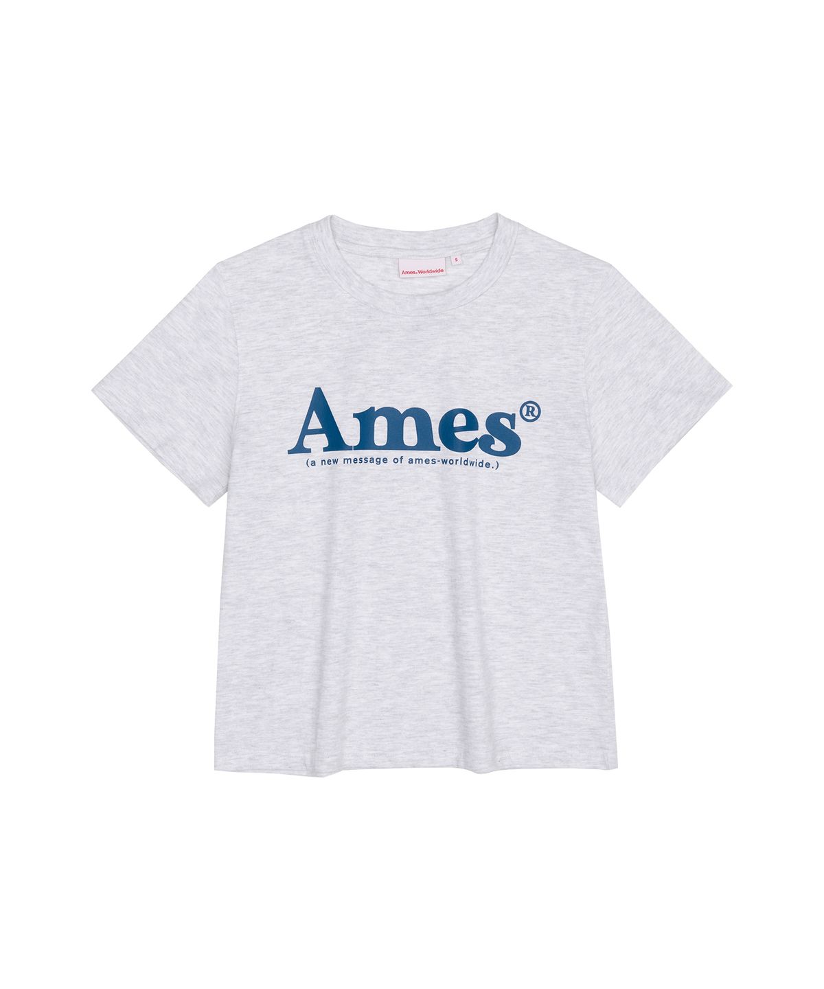아메스 월드와이드(AMES-WORLDWIDE) BASIC LOGO TEE GREY